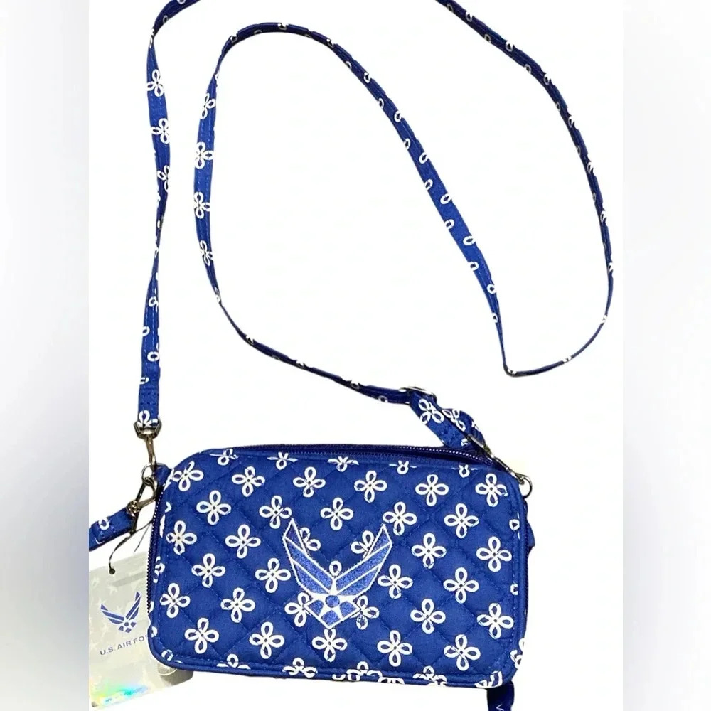 United States Air force  Vera Bradley blue/white crossbody